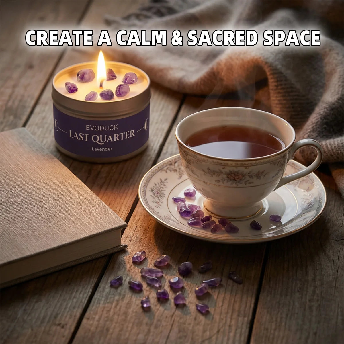 FREEME™ Moon Phase Manifestation Scented Candle - Law of Attraction 3oz Home Decor