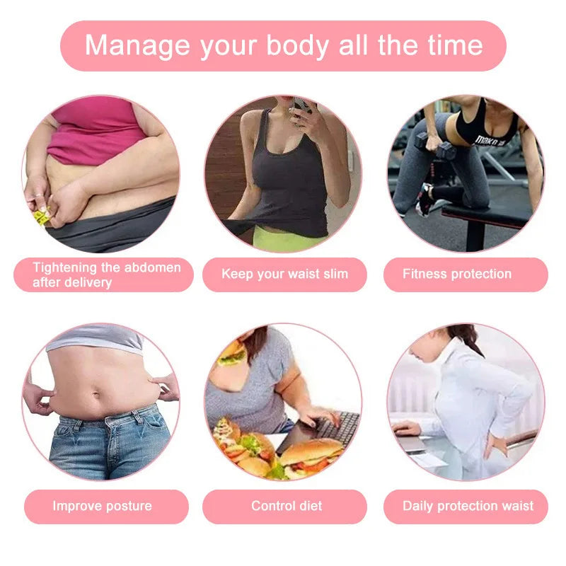 FREEME™ Waist Trainer Slimming Belt - Sweat Trimmer Cincher for Workouts & Body Shaping