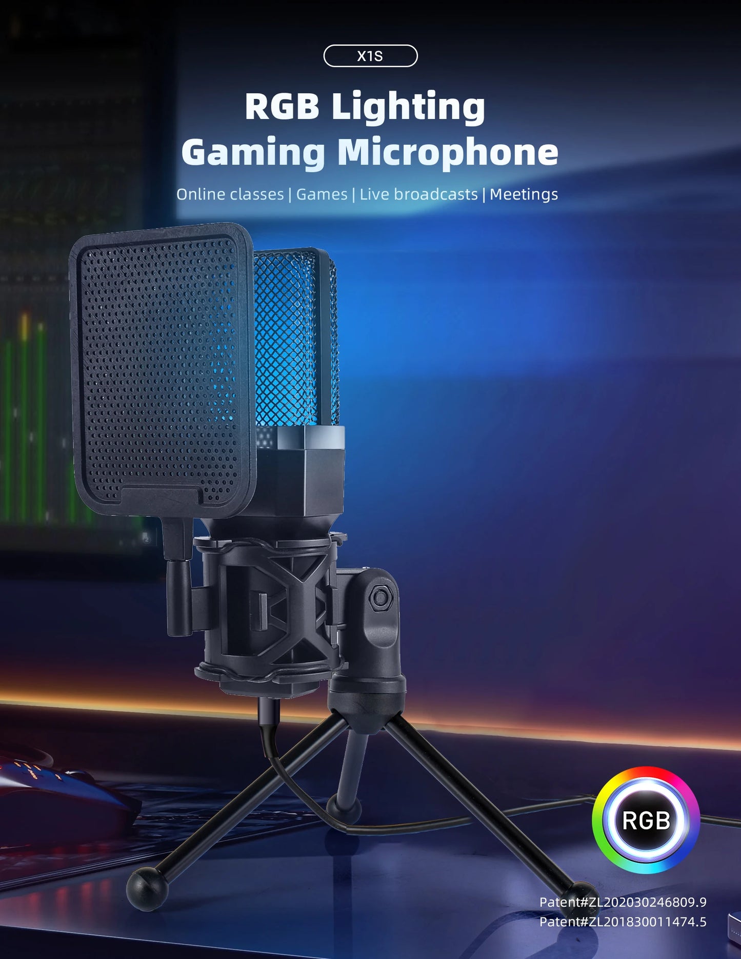 FREEME™ USB Condenser Microphone Kit - PC & Laptop Mic for Gaming, Streaming & Podcasting