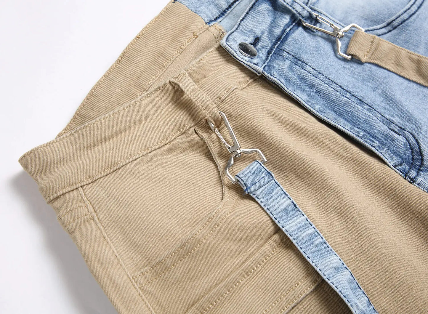 FREEME™ Men's Slim Fit Denim Pencil Pants - High Waist Straight Trousers