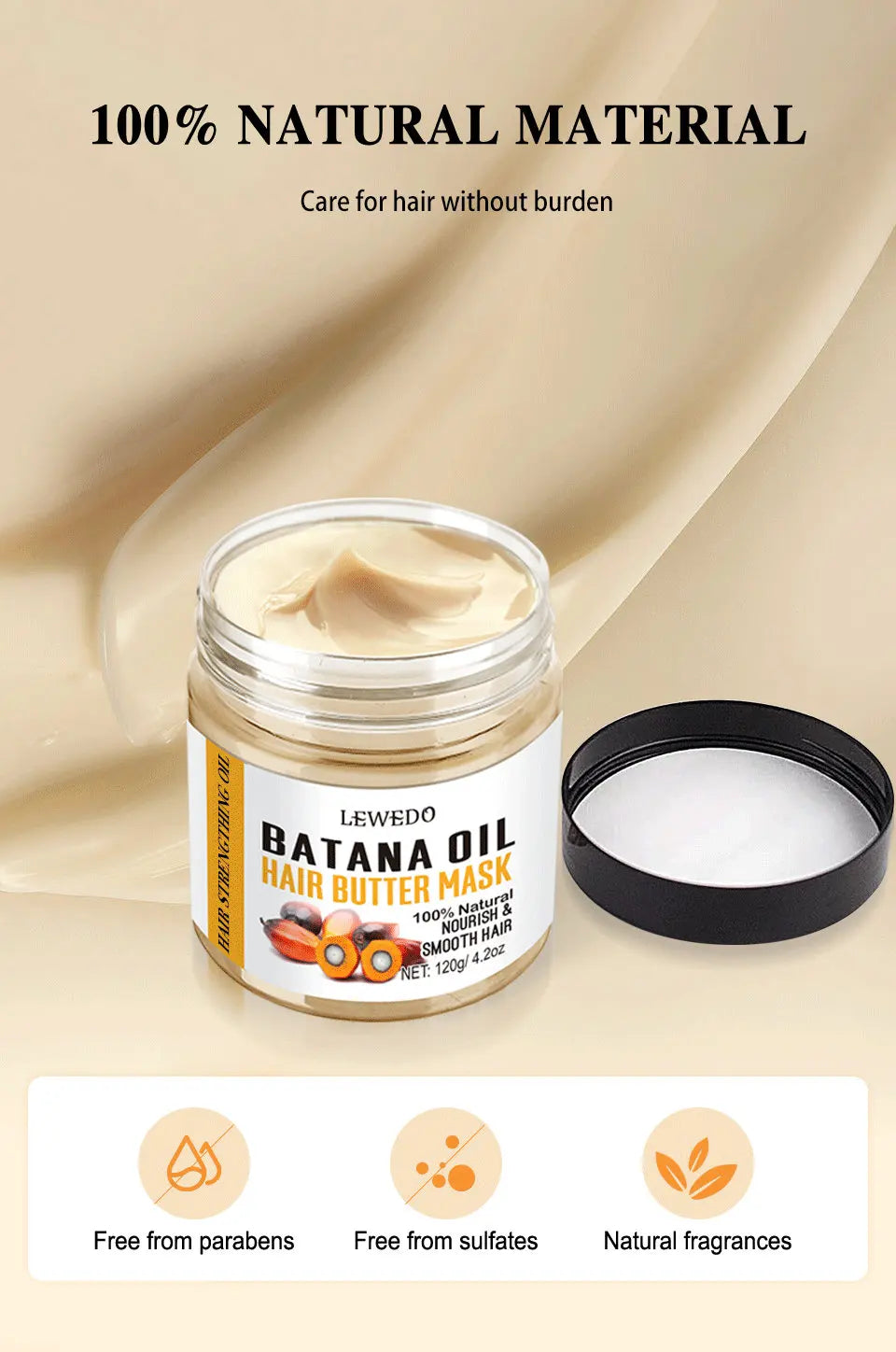 FREEME™ Pure Batana Hair Growth Oil - Natural Treatment for Thicker, Stronger Hair