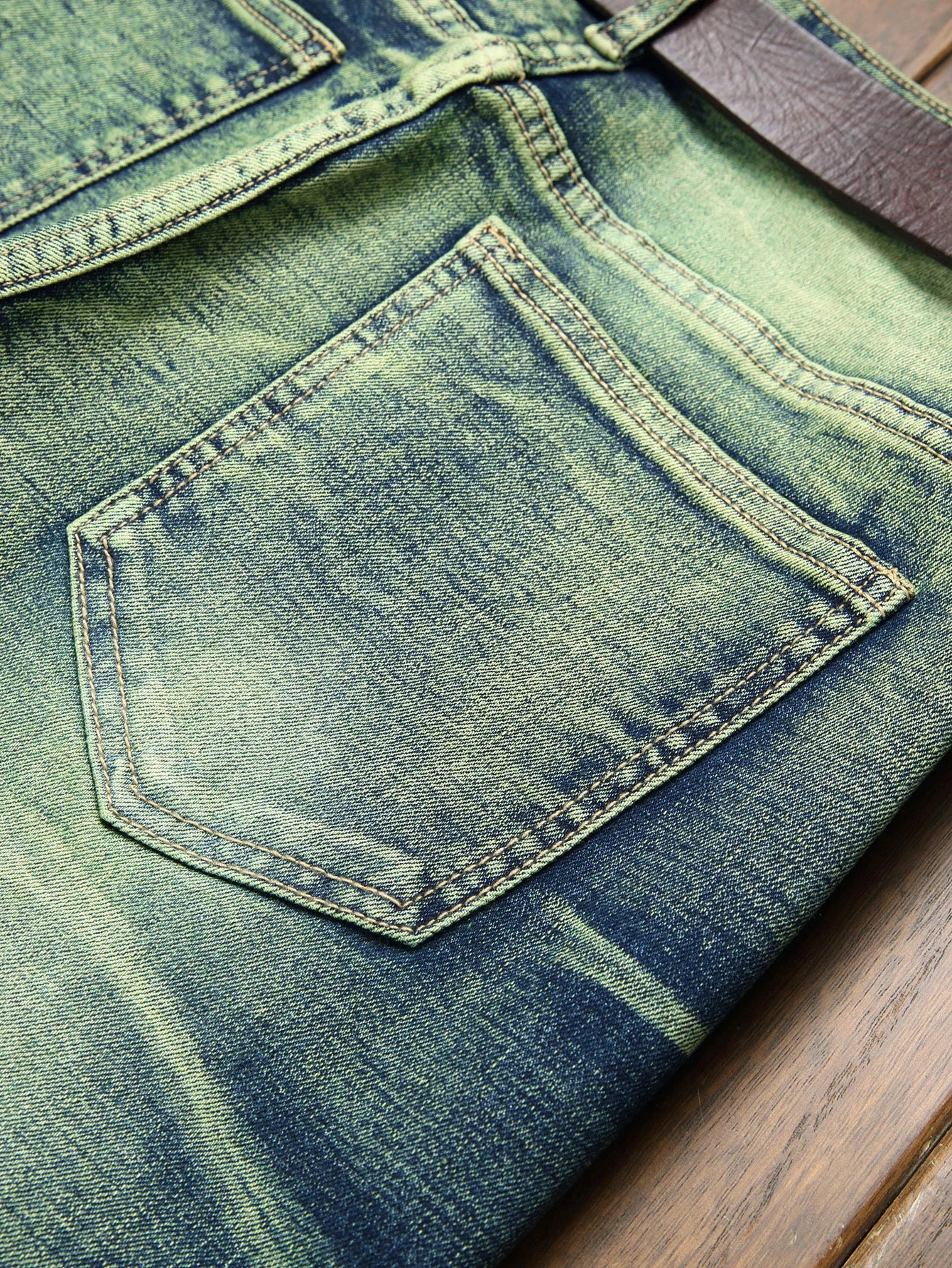 FREEME™ Men's Distressed Slim Fit Jeans - Ripped Tassel Streetwear Denim