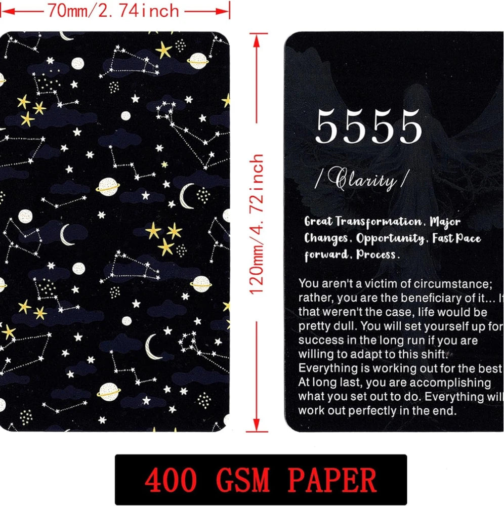 FREEME™ Angel Number Oracle Cards - Spiritual Guidance & Divination Deck