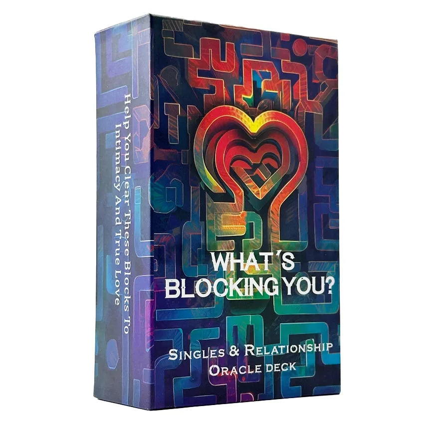 FREEME™ What's Blocking Love Oracle Cards - 80-Card Singles & Relationship True Love Tarot Deck