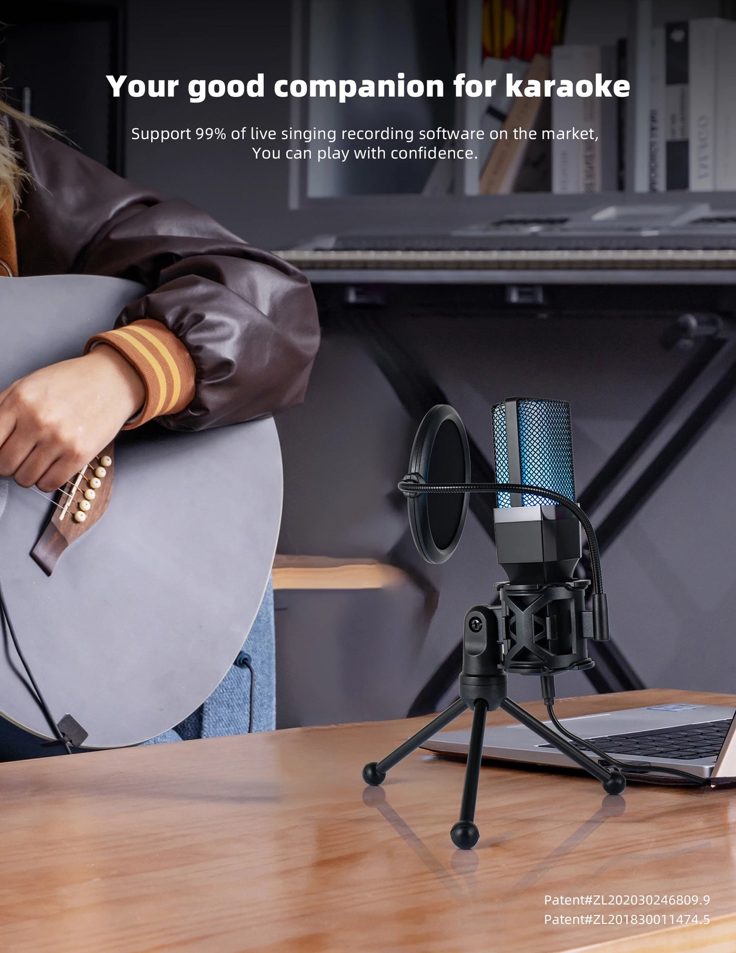 FREEME™ USB Condenser Microphone Kit - PC & Laptop Mic for Gaming, Streaming & Podcasting