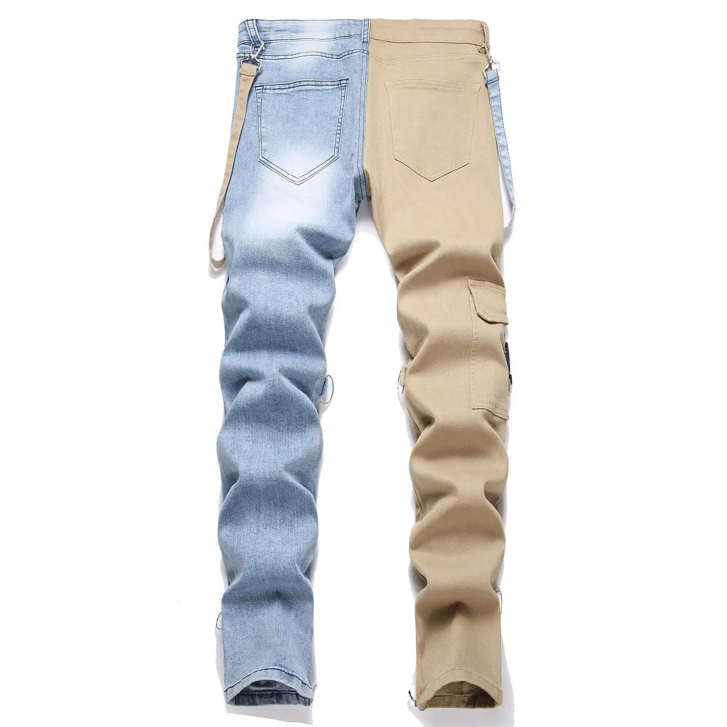FREEME™ Men's Slim Fit Denim Pencil Pants - High Waist Straight Trousers