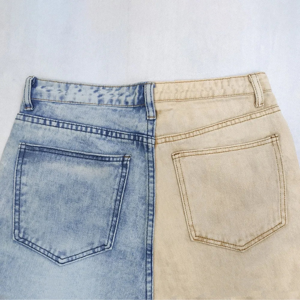 FREEME™ Men's Slim Fit Denim Pencil Pants - High Waist Straight Trousers