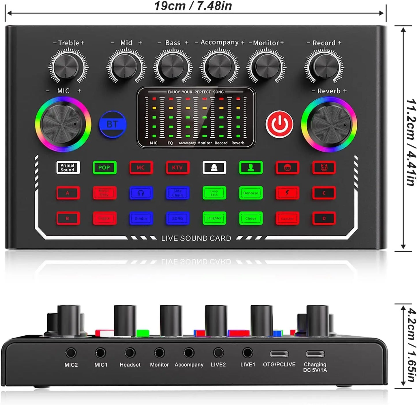 FREEME™ Live Sound Card & BM-800 Microphone Broadcast Set - YouTube, Podcast & Streaming Kit