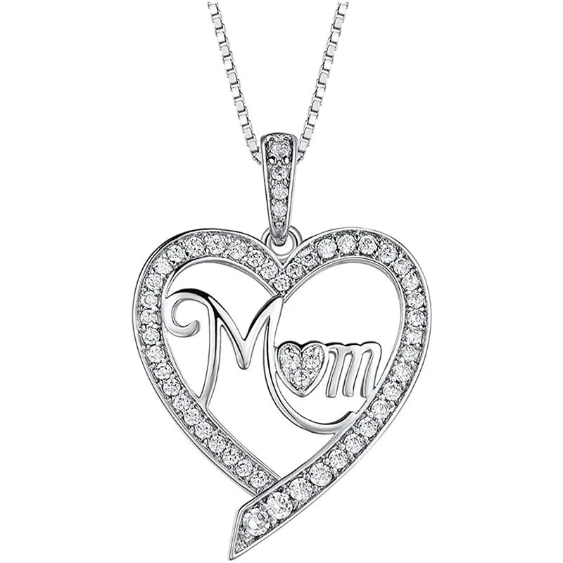 FREEME™ Elegant Heart Shaped Pendant Necklace - Hollow Design Gift for Women, Best Friends & Mother's Day