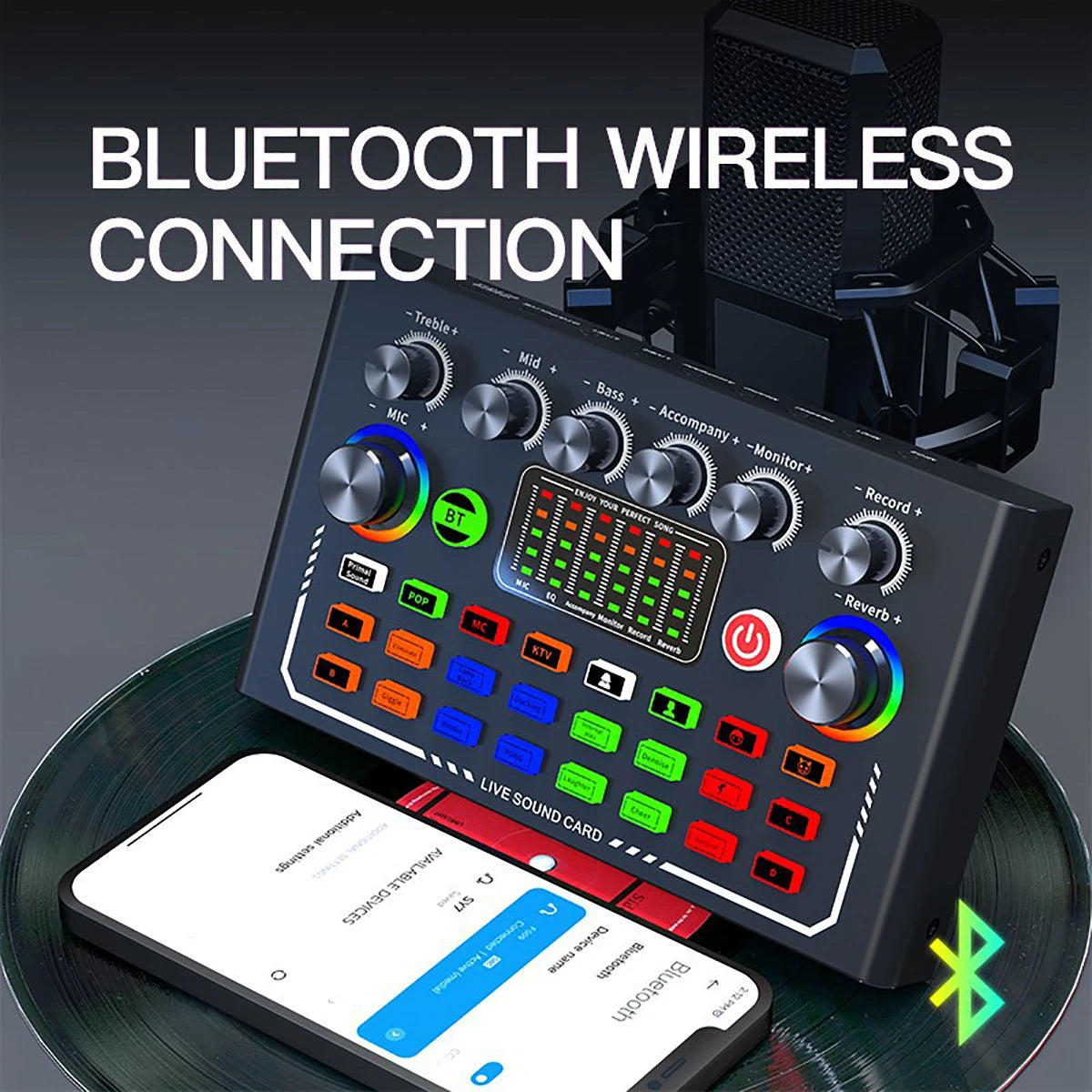 FREEME™ Live Sound Card & BM-800 Microphone Broadcast Set - YouTube, Podcast & Streaming Kit