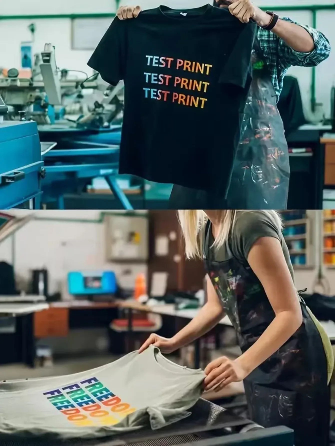 FREEME™ BRUH Graffiti Tee - Pink Blue Contrast | Unisex Streetwear