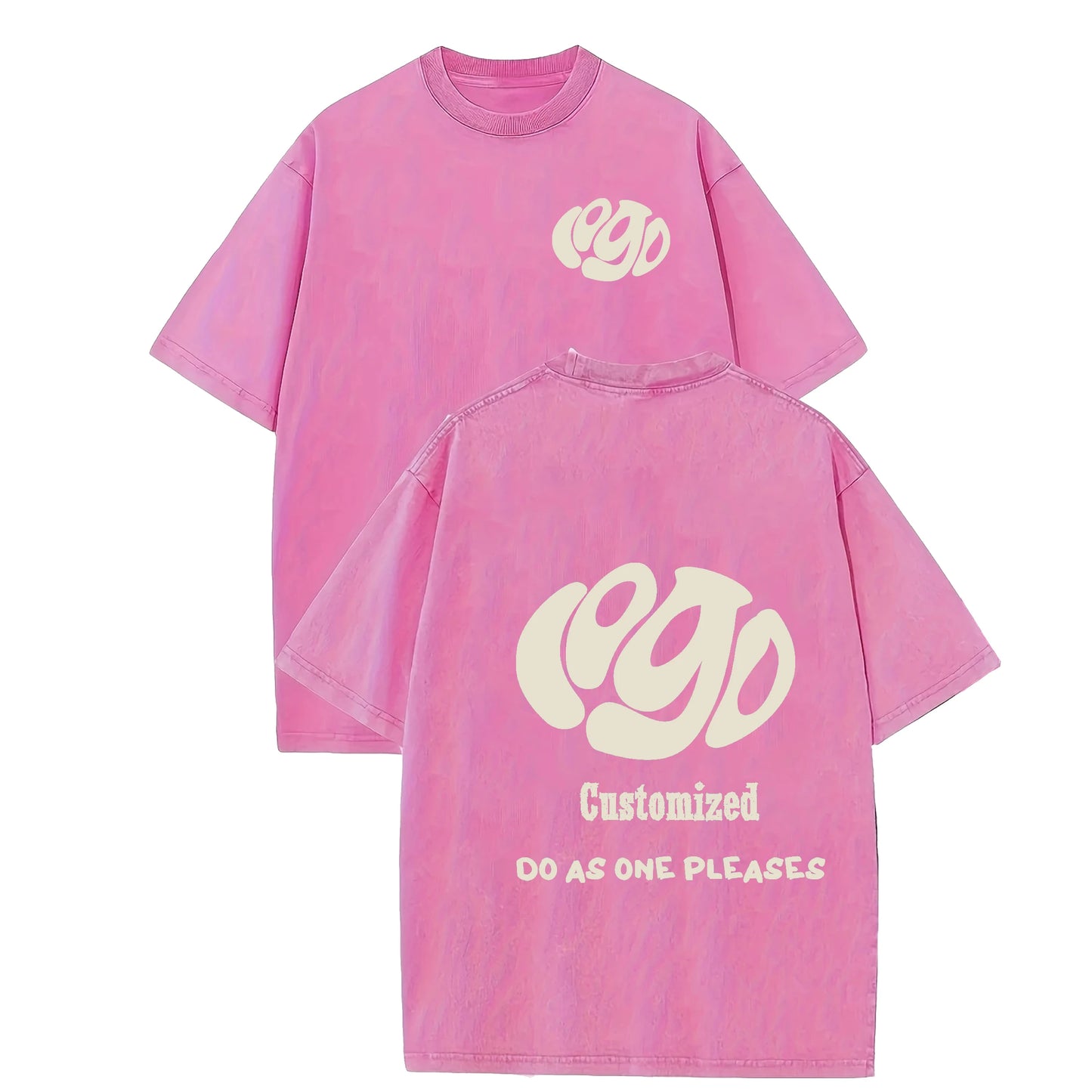 FREEME™ Hip Hop Streetwear T-shirt - 100% Cotton Oversized Retro Tee