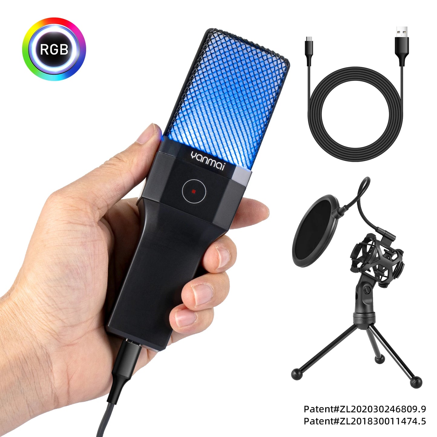 FREEME™ USB Condenser Microphone Kit - PC & Laptop Mic for Gaming, Streaming & Podcasting