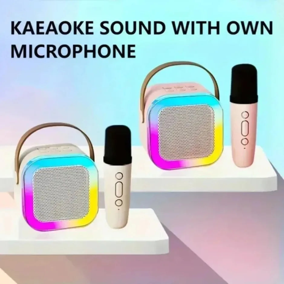 FREEME™ Portable Bluetooth 5.3 Karaoke Machine - PA Speaker System with 2 Wireless Microphones