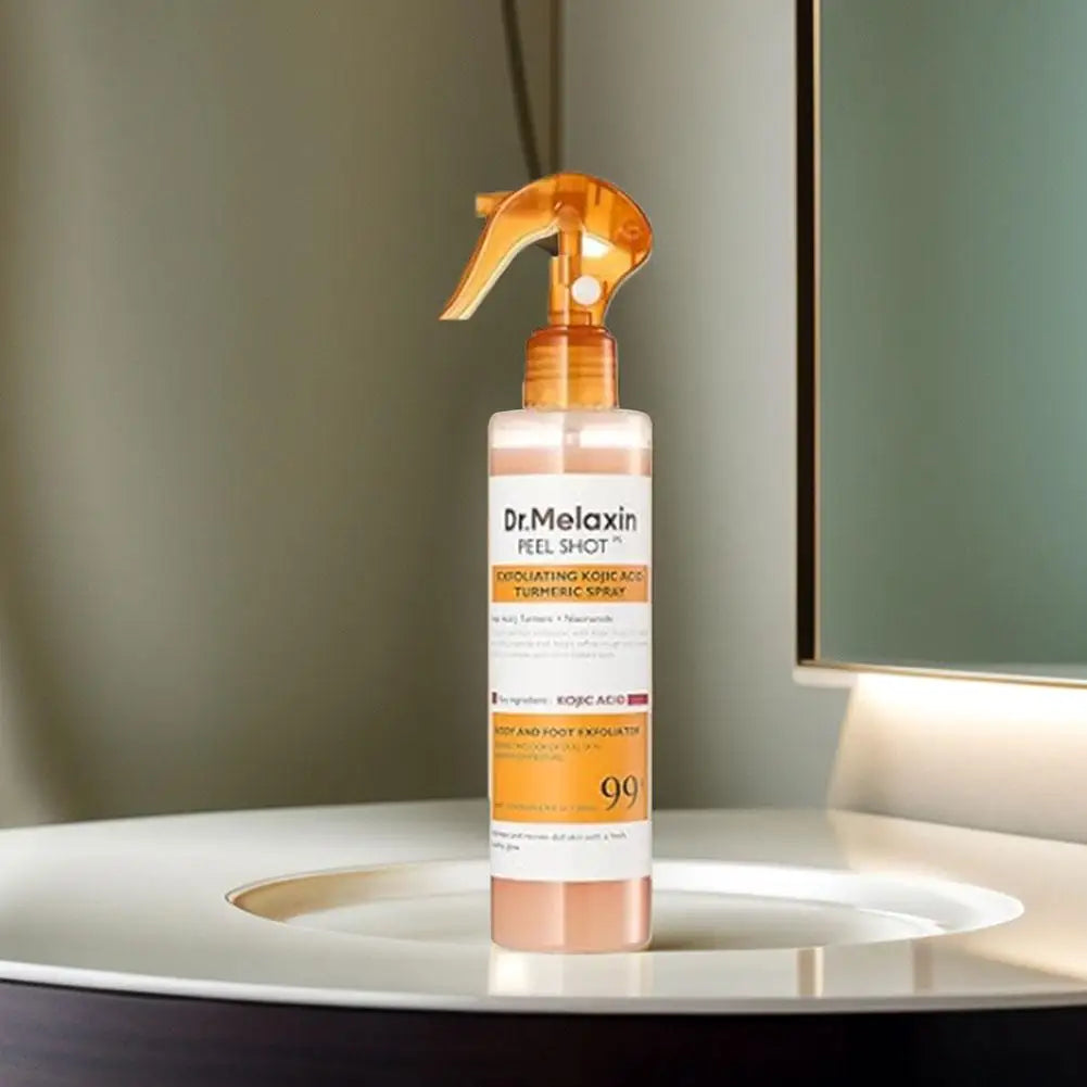FREEME™ Kojic Acid & Turmeric Exfoliating Peel Spray - 200ml Brightening & Soothing Body Mist