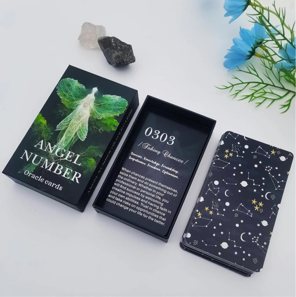 FREEME™ Angel Number Oracle Cards - Spiritual Guidance & Divination Deck