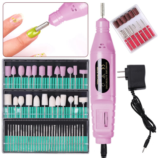 FREEME™ 6-in-1 Electric Nail Drill Kit - Portable Manicure & Nail File Polisher Pen
