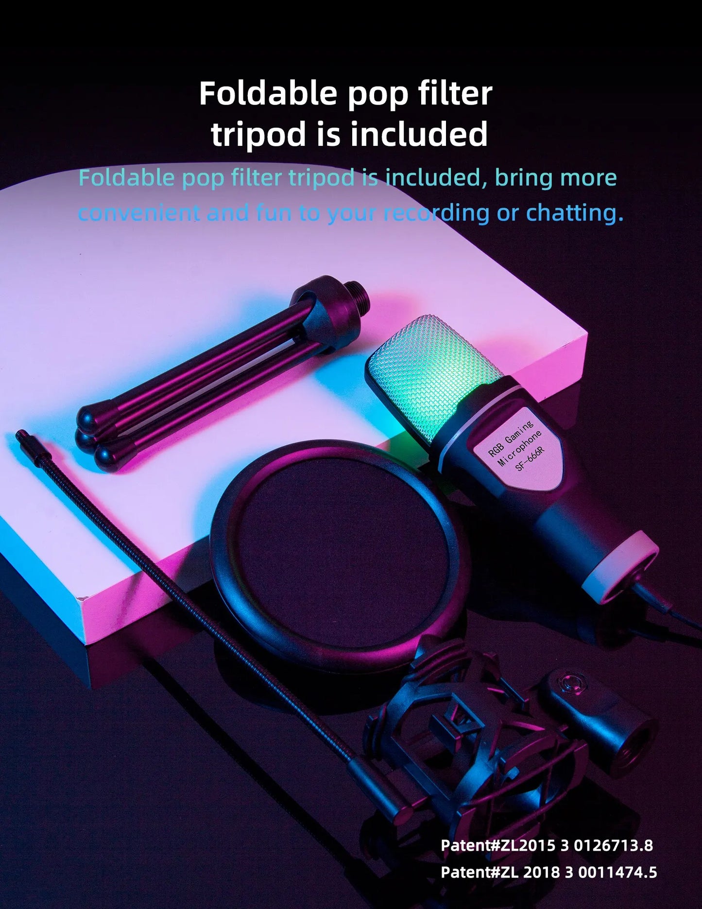 FREEME™ USB Condenser Microphone Kit - PC & Laptop Mic for Gaming, Streaming & Podcasting