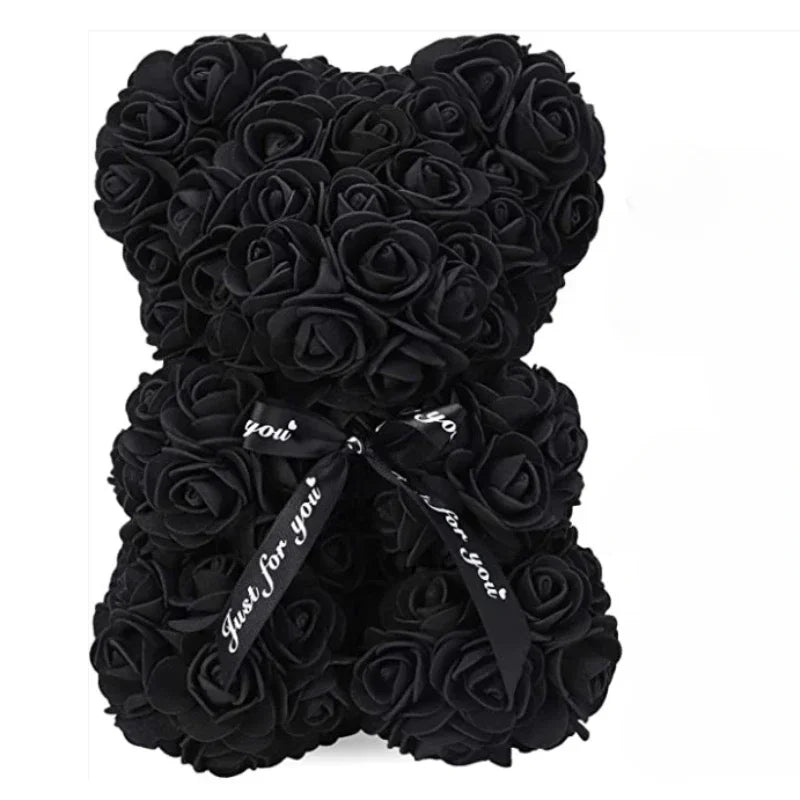 FREEME™ Eternal Rose Bear - Valentine's Day Gift | Artificial Flower Teddy Bear
