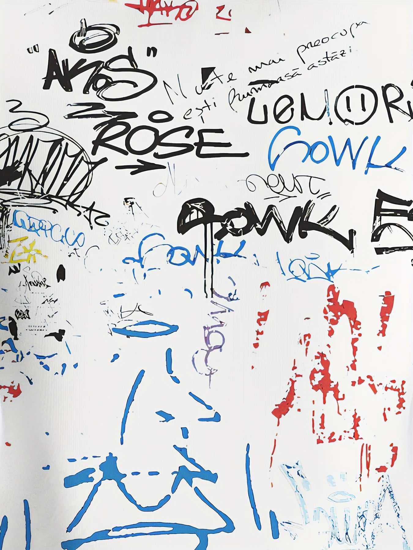 FREEME™ Graffiti Letter Print Hoodie - Urban Street Art Sweatshirt