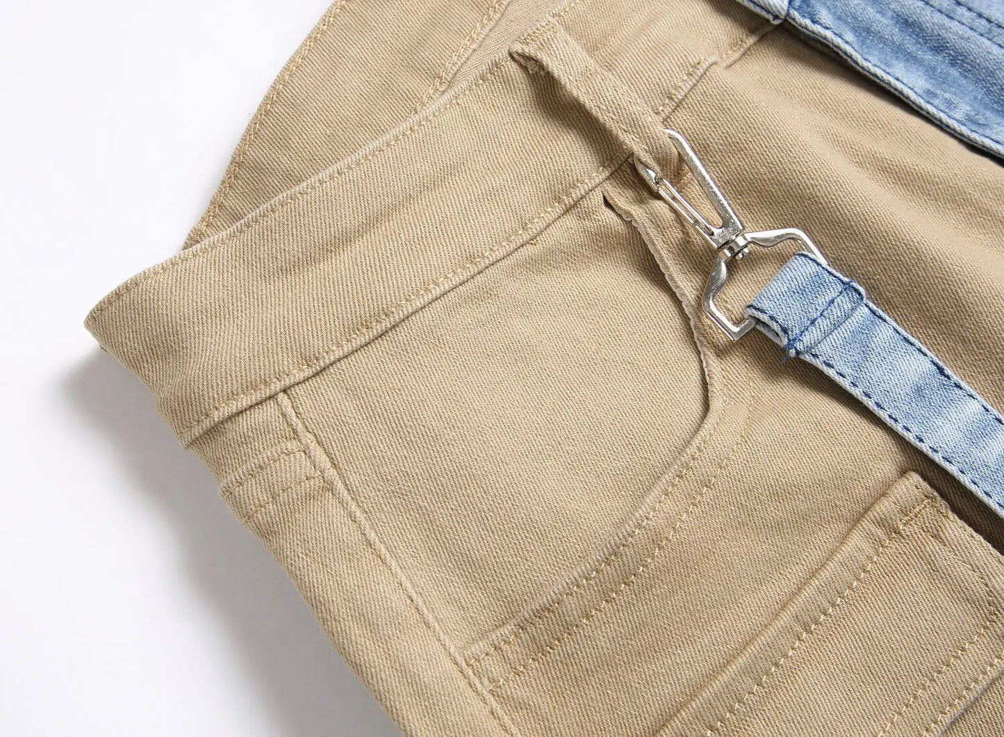 FREEME™ Men's Slim Fit Denim Pencil Pants - High Waist Straight Trousers
