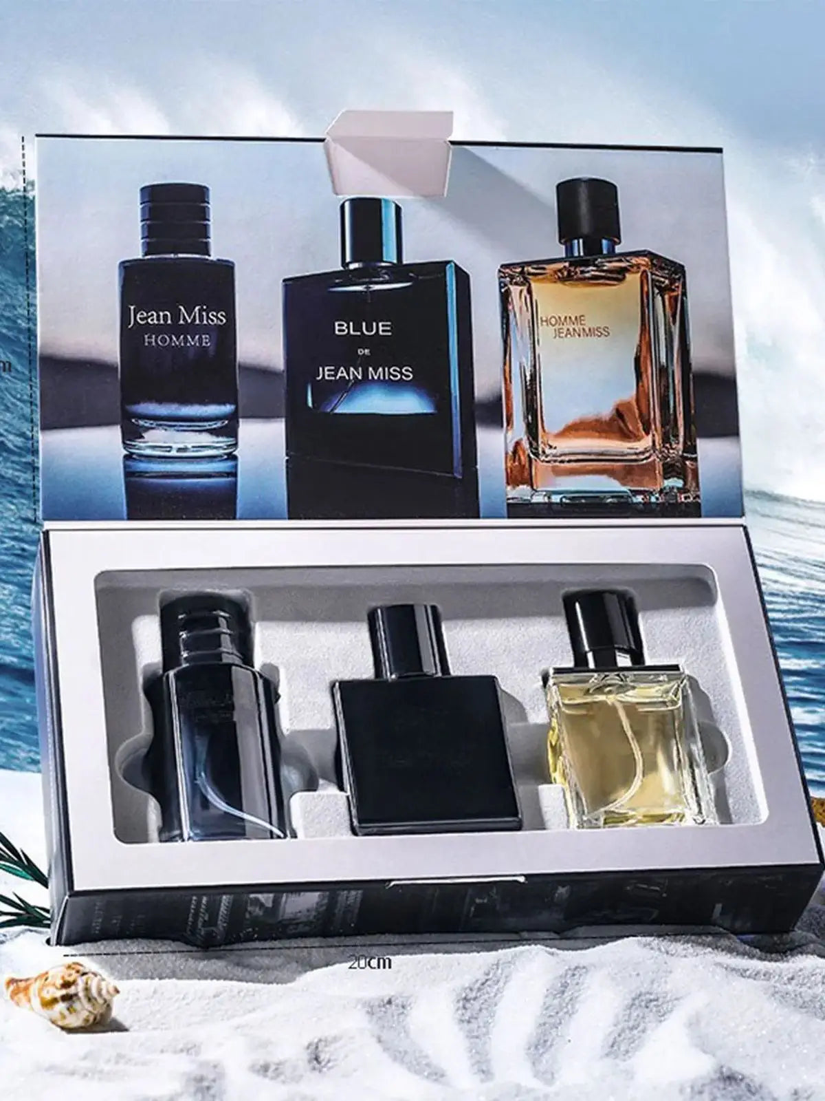 FREEME™ Men's Eau de Toilette 3-Flavor Gift Set - Lasting Fragrance Spray for Dates & Holidays