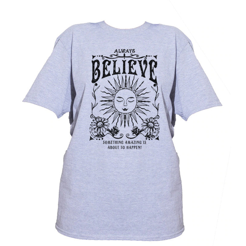FREEME™ Vintage Witch Tee - Always Believe | Celestial Mystical T-Shirt