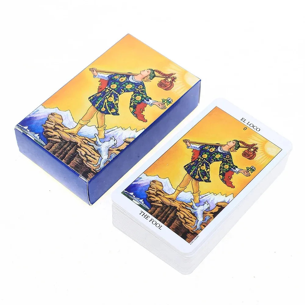 FREEME™ Pink Rider Waite Tarot Card Deck - Beginner Divination & Fortune Telling Set