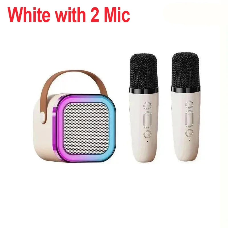 FREEME™ Portable Bluetooth 5.3 Karaoke Machine - PA Speaker System with 2 Wireless Microphones