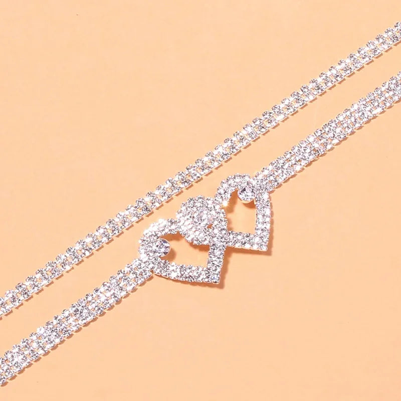 FREEME™ Rhinestone Chain Anklet - Luxury Shining Ankle Bracelet for Women