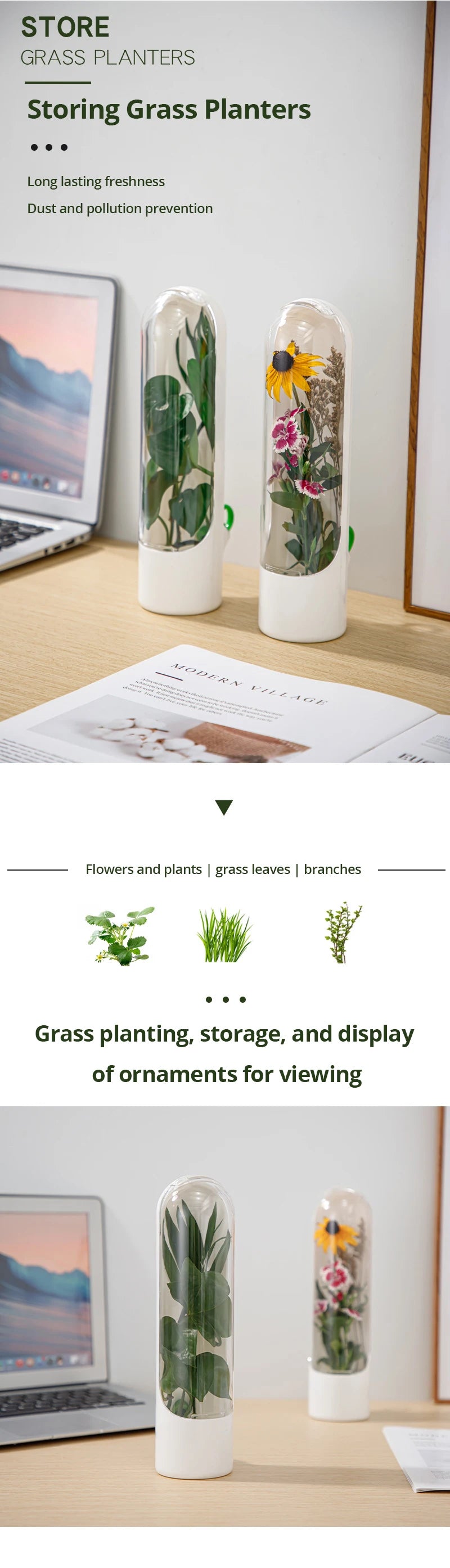 FREEME™ Herb & Botanical Preserving Bottle - Keep Your Sacred Plants Fresh
