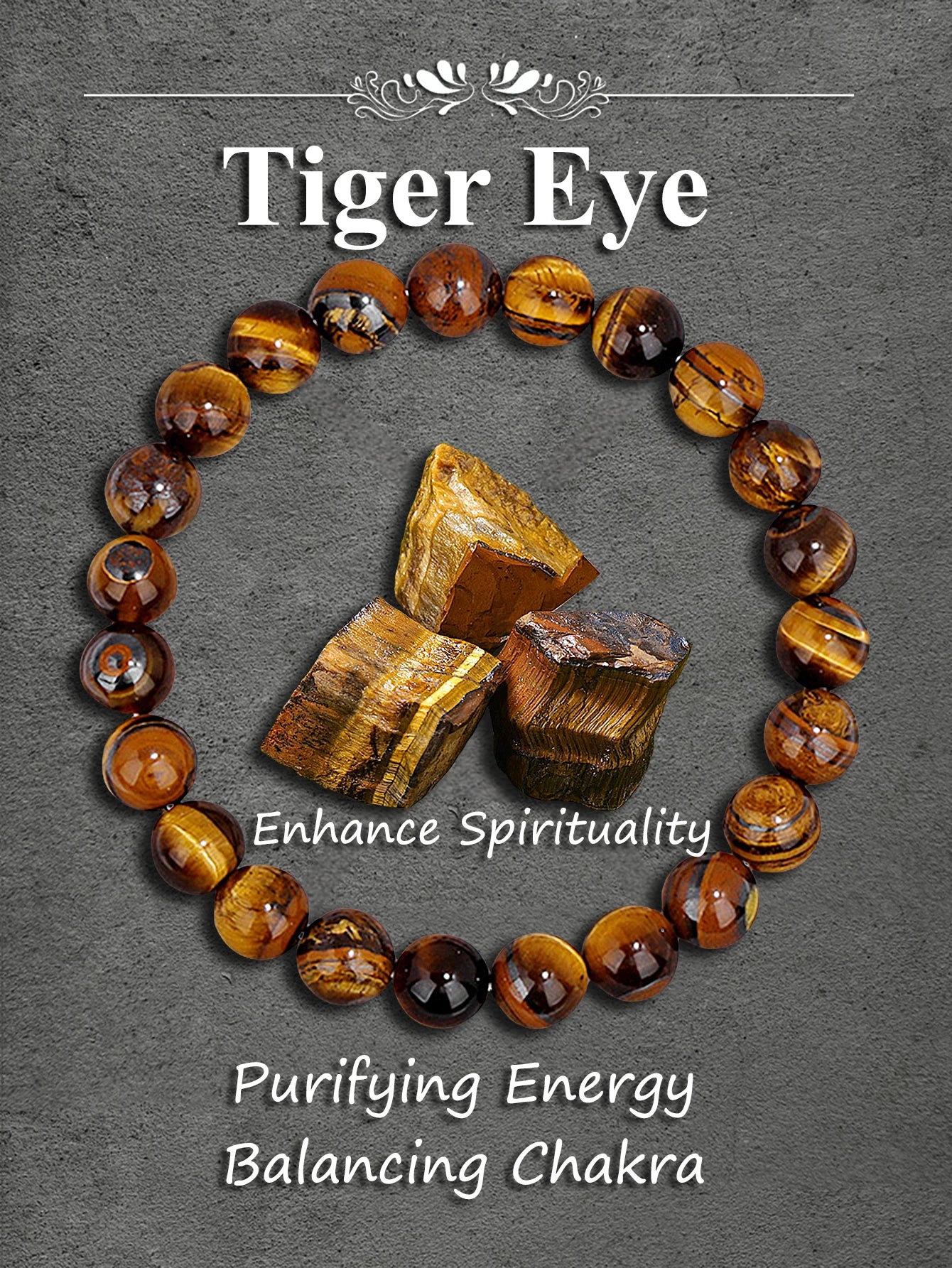 FREEME™ Natural Pyrite Stone Bead Bracelet - Wealth, Abundance & Protective Energy Jewelry