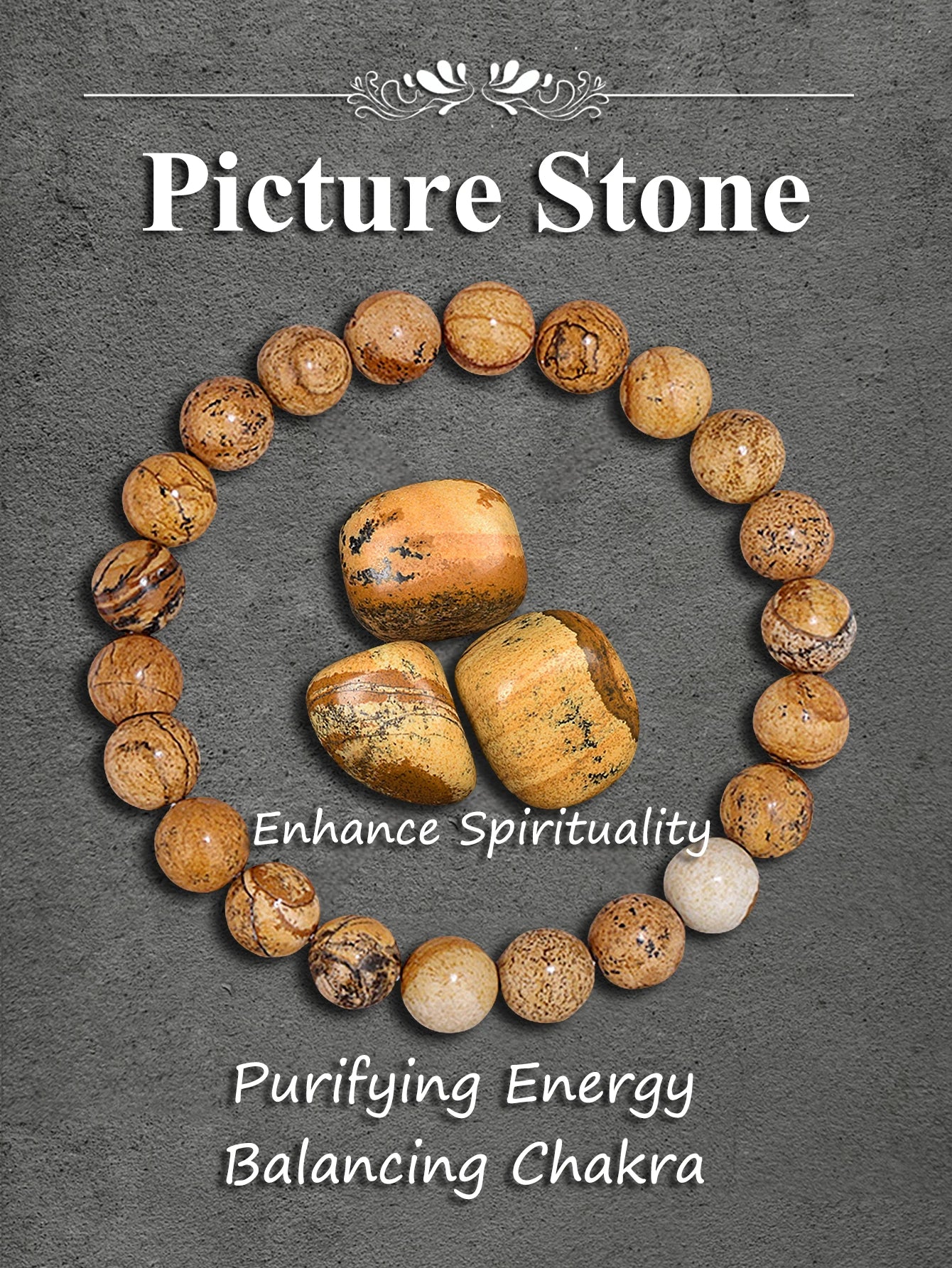 FREEME™ Natural Pyrite Stone Bead Bracelet - Wealth, Abundance & Protective Energy Jewelry