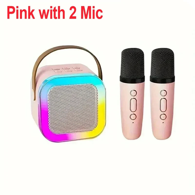 FREEME™ Portable Bluetooth 5.3 Karaoke Machine - PA Speaker System with 2 Wireless Microphones