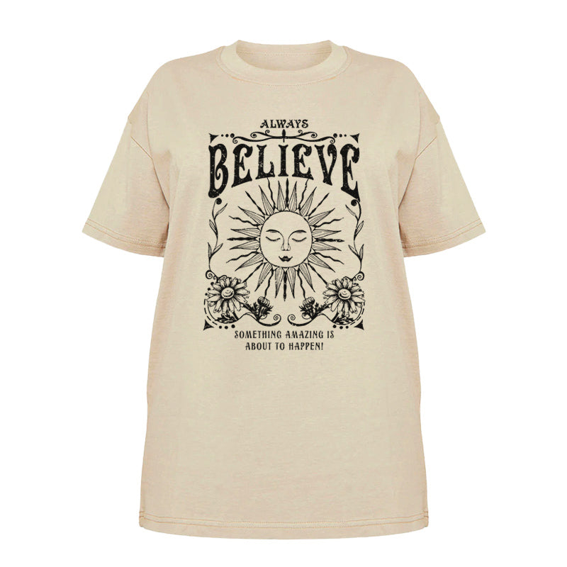 FREEME™ Vintage Witch Tee - Always Believe | Celestial Mystical T-Shirt