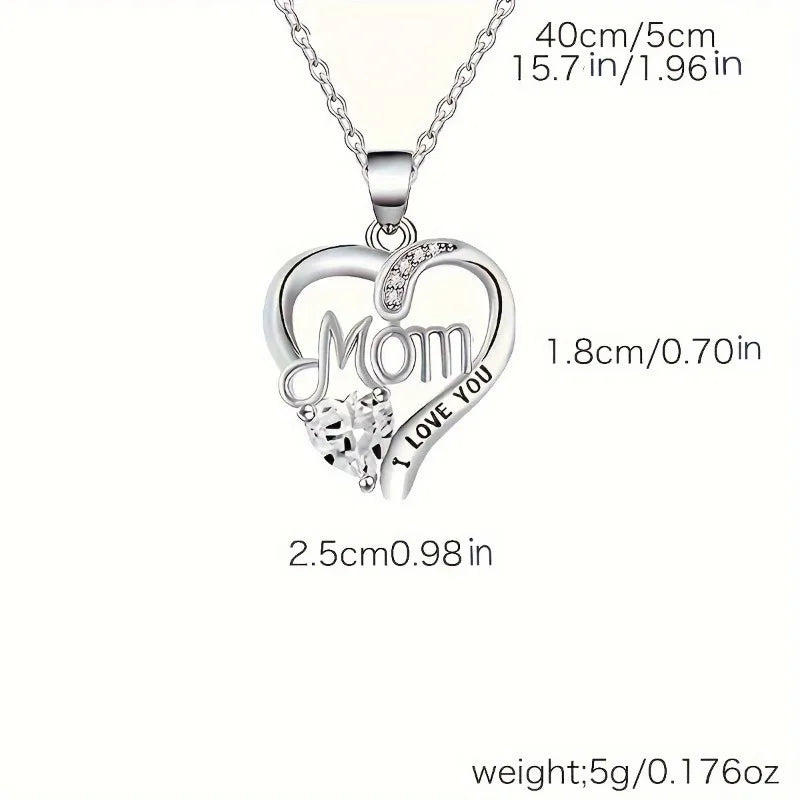 FREEME™ Elegant Heart Shaped Pendant Necklace - Hollow Design Gift for Women, Best Friends & Mother's Day